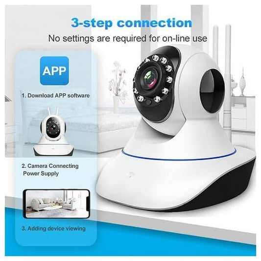 Double antenna wifi camera